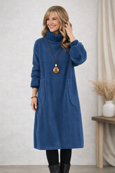 Emilie | Abito a collo alto