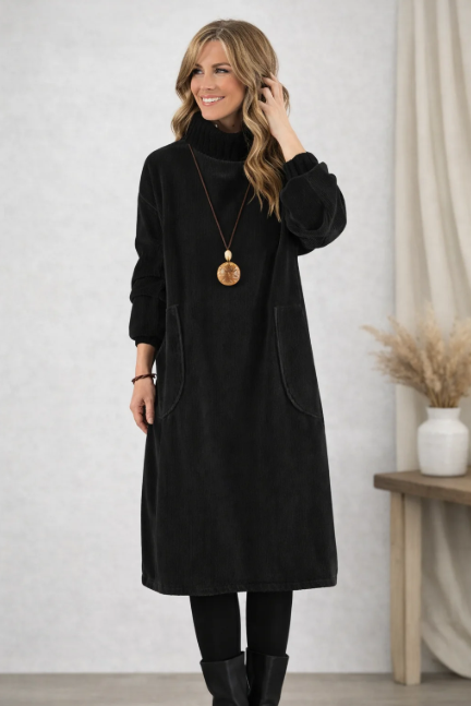 Emilie | Abito a collo alto