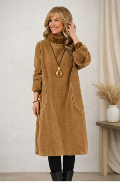 Emilie | Abito a collo alto